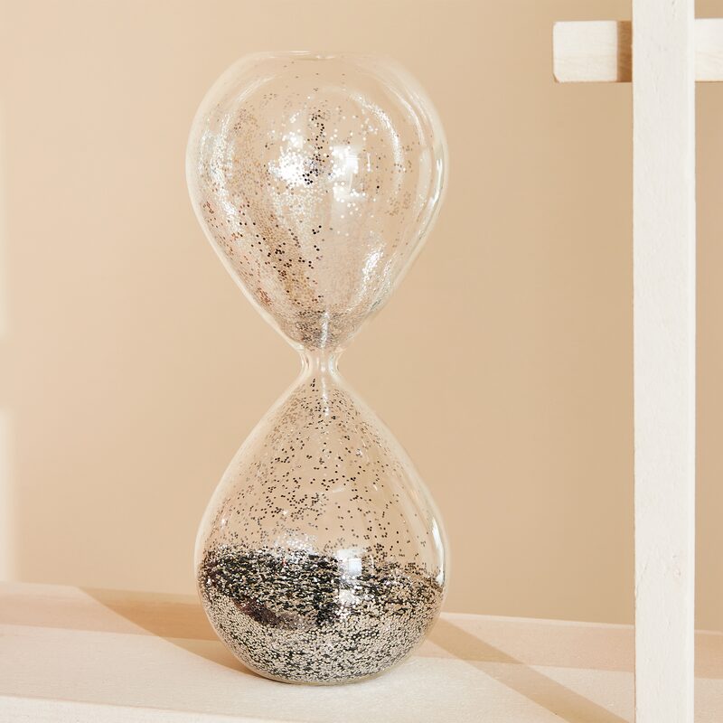 Sablier NERIM coloris argent