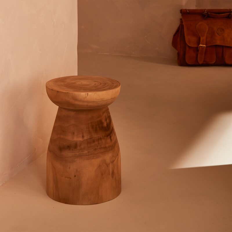 Table d'appoint BINK coloris bois naturel