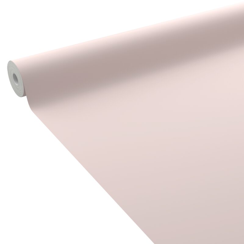 Papier peint intissé OPAL coloris rose poudré