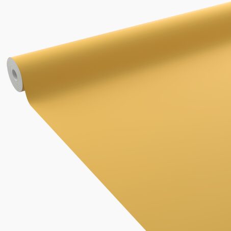 4MURS Papier peint intissé OPAL coloris jaune moutarde