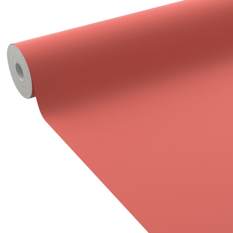Papier peint intissé OPAL coloris corail