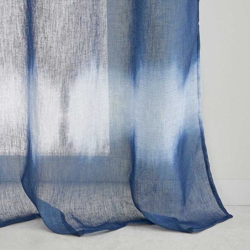 Voilage SYRA coloris indigo 140 x 240 cm