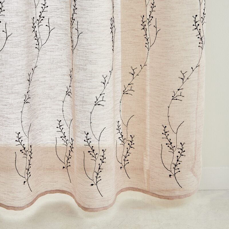 Voilage DEMONIA coloris lin 140 x 240 cm