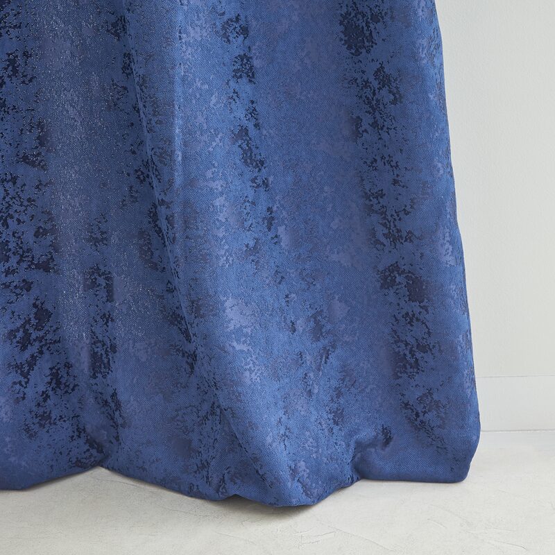 Rideau PYRRHA coloris bleu outremer 140 x 260 cm