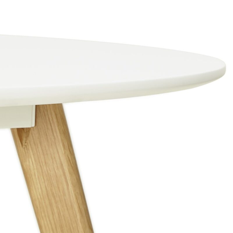 Table de salle à manger YAMA coloris blanc