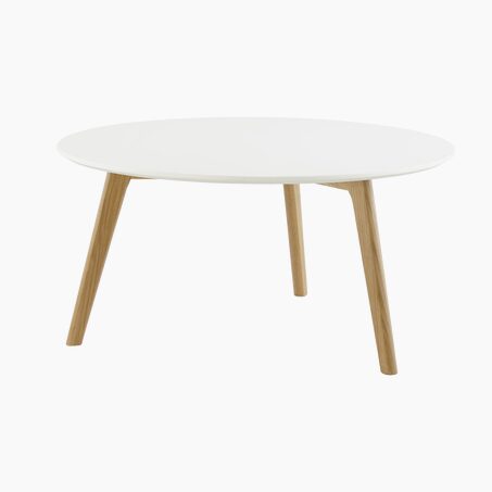 Table basse LETTY coloris blanc