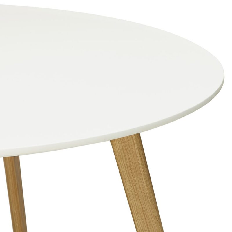 Table de salle à manger YAMA coloris blanc