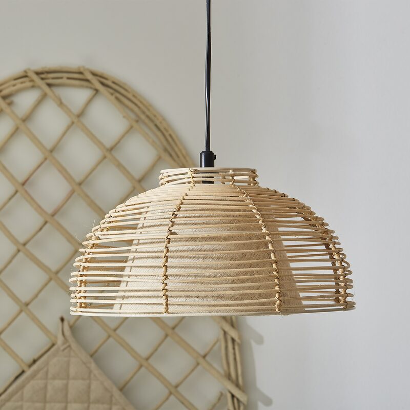 Suspension ROSERAIE coloris naturel 17 x 20 cm
