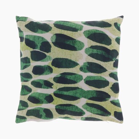 Coussin DRURGA coloris vert 45 x 45 cm