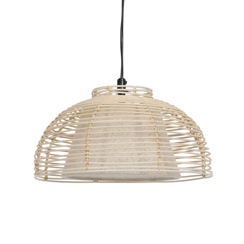 Suspension ROSERAIE coloris naturel 17 x 20 cm