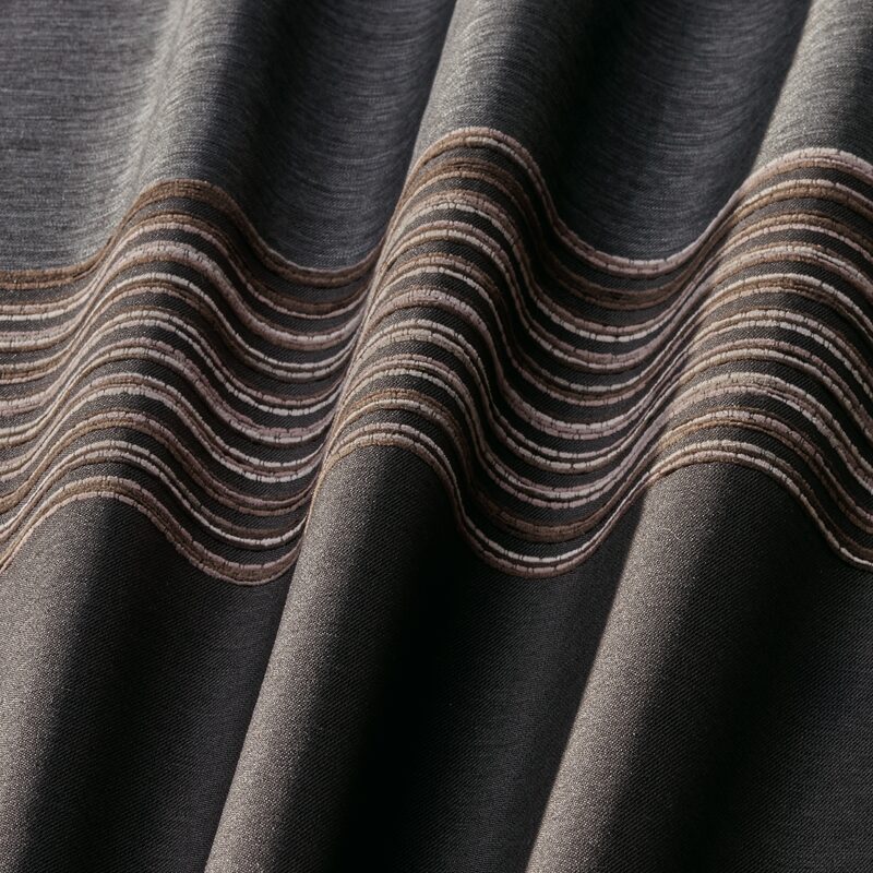 Tissu LINEA coloris café