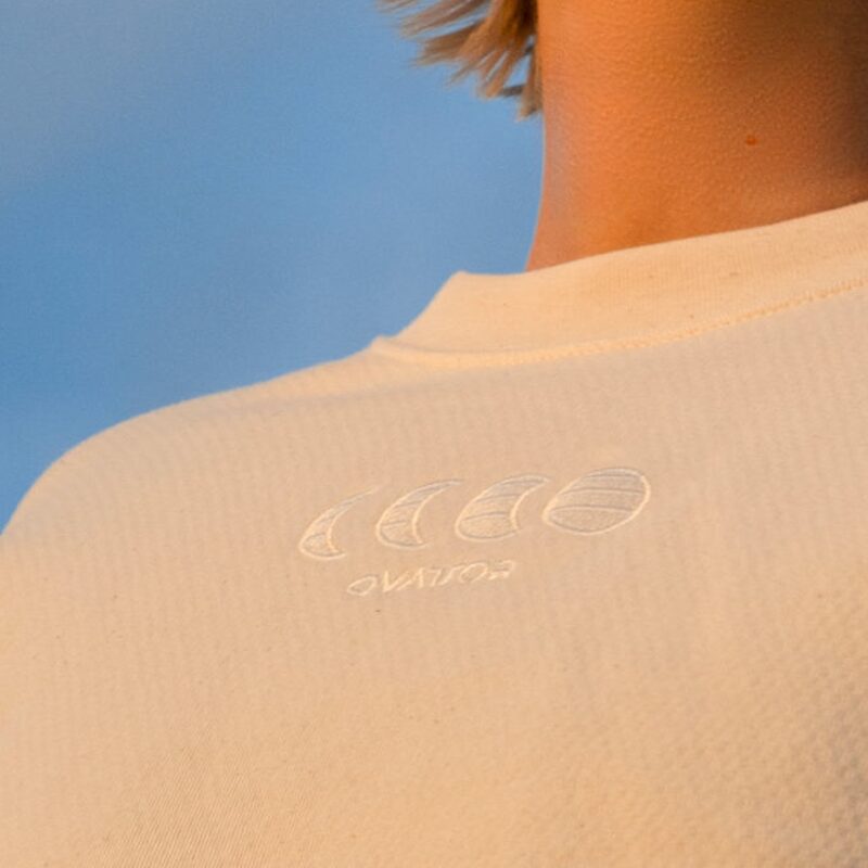 Sweat sans capuche CROP ECLIPSE XS coloris coton naturel