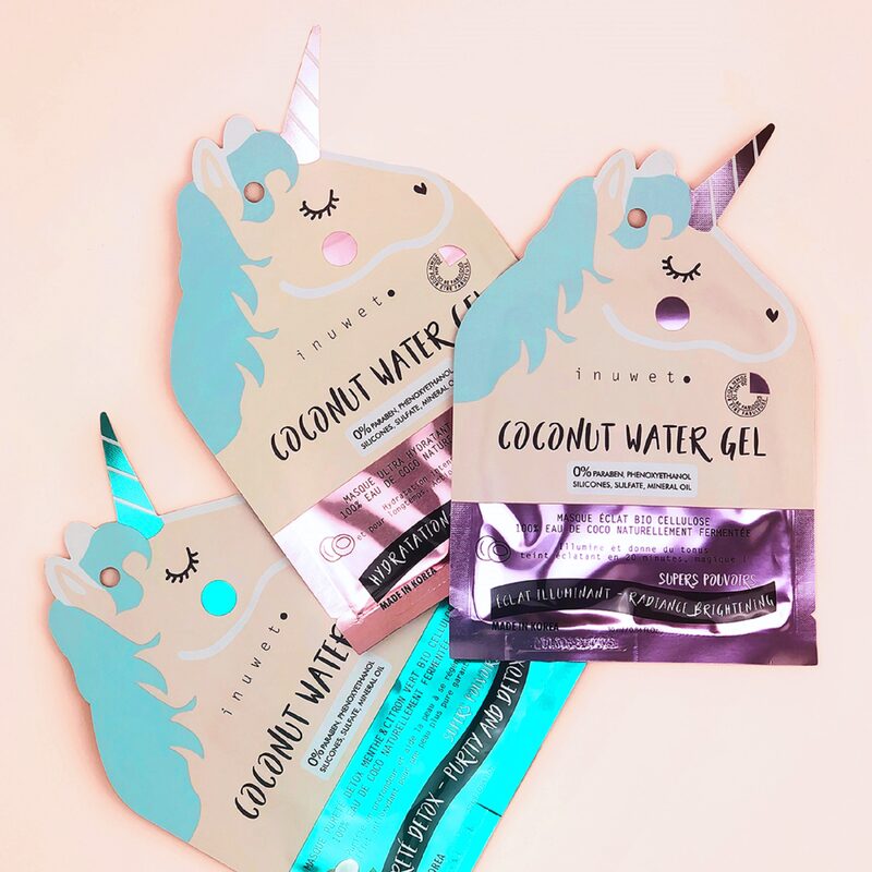 Masque LICORNE VISAGE PURETE DETOX Menthe / Citron / Coco