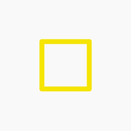 Cadre photo SLIMPYX 10 x 10 cm jaune poussin