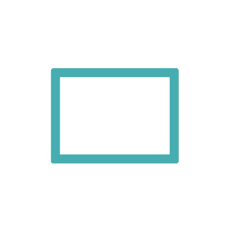 Cadre photo SLIMPYX 10 x 15 cm turquoise