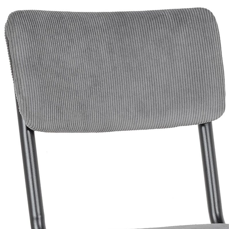 Tabouret de bar TALYA coloris gris