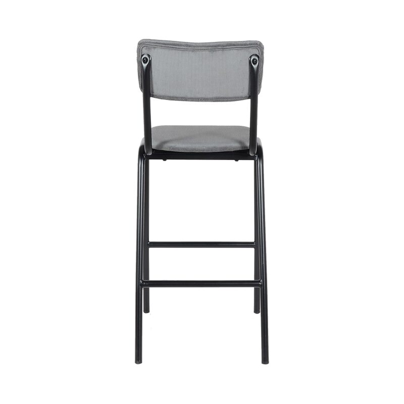 Tabouret de bar TALYA coloris gris