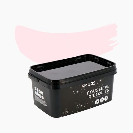 Poussière d'étoiles Peinture Peinture rose Adara 2 L