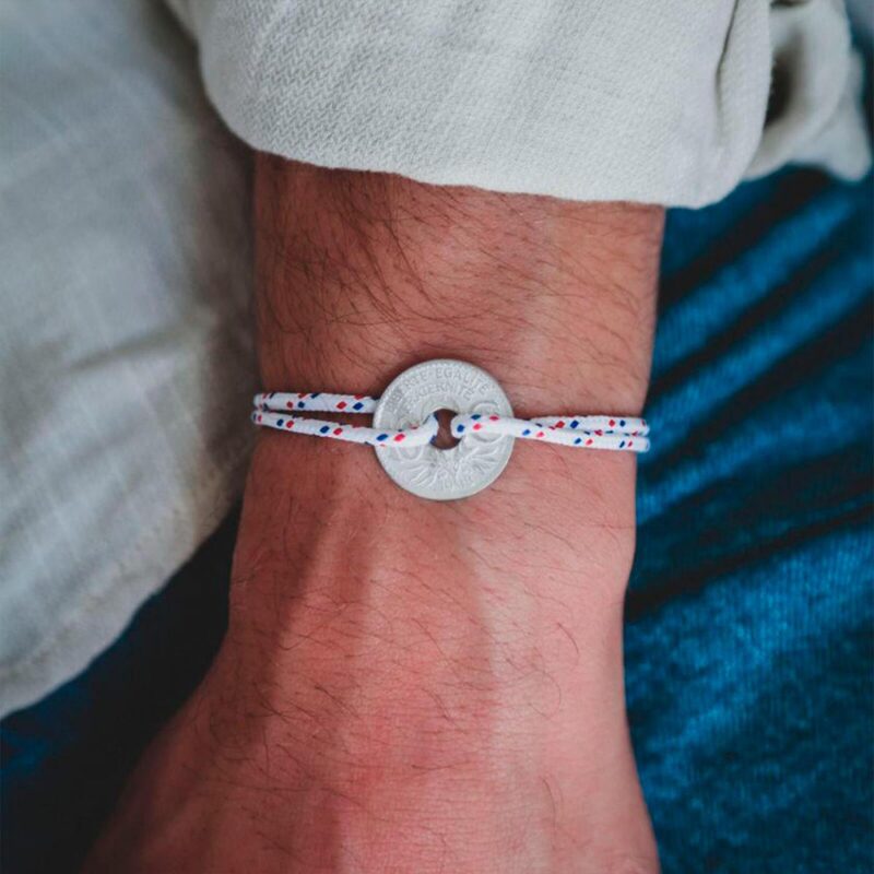 Bracelet LE NAVIGATEUR BLANC coloris blanc