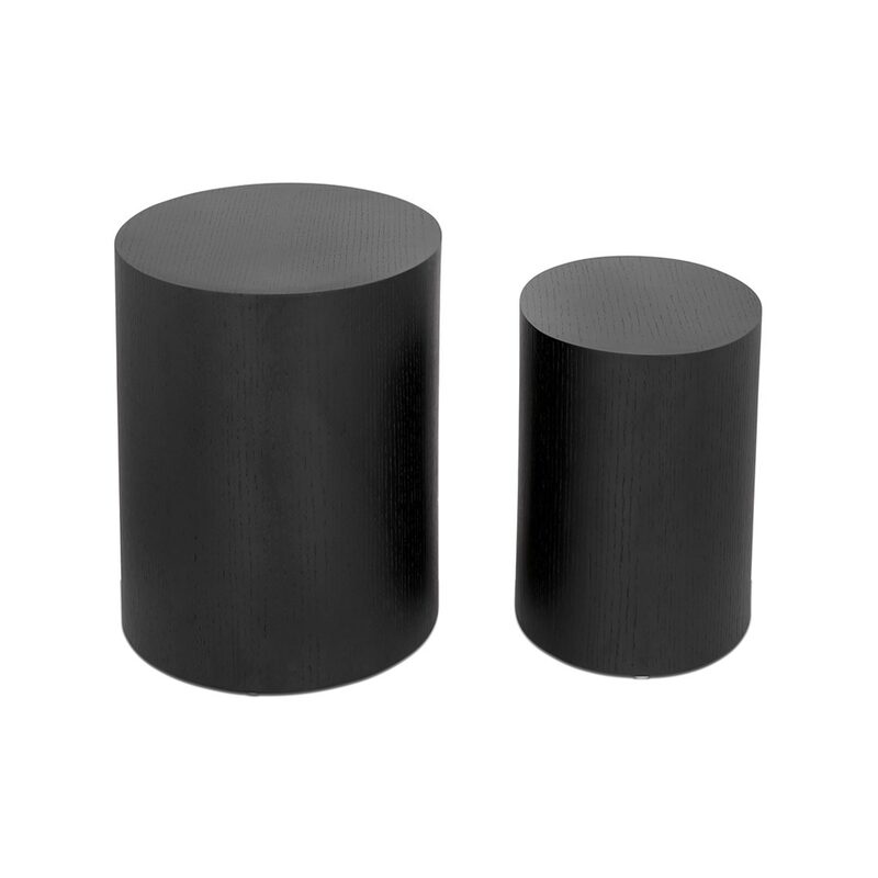 Table basse TRON coloris Chêne noir 0 x 48 cm