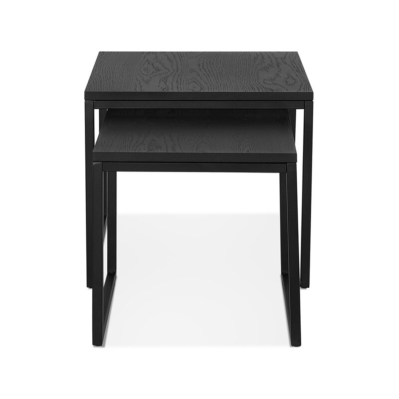 Table basse MONA coloris noir 50 x 50 cm