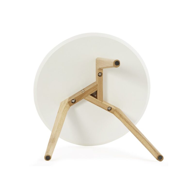 Table basse BIGA coloris blanc 50 x 50 cm