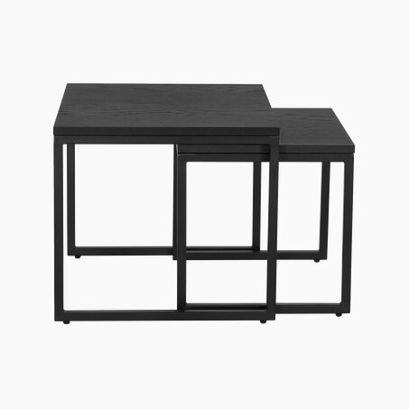 Table basse MONA coloris noir 50 x 50 cm
