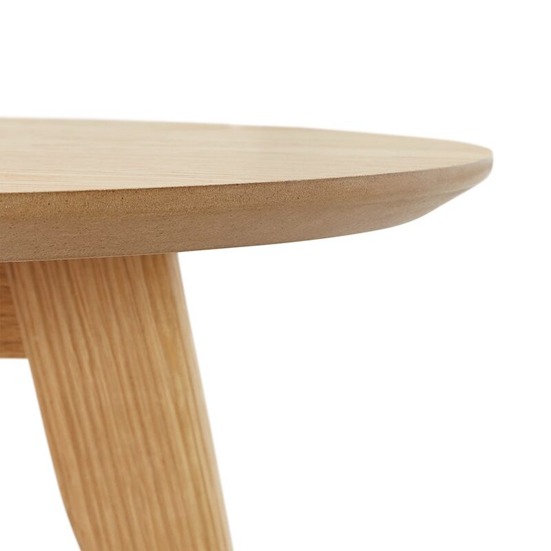 Table basse BIGA coloris chêne clair 50 x 50 cm