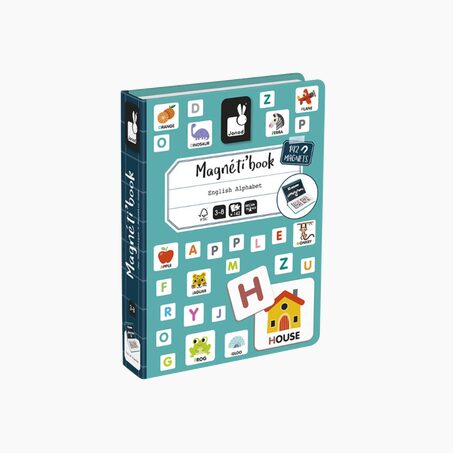 Janod Jeu éducatif MAGNETI'BOOK ALPHABET ANGLAIS