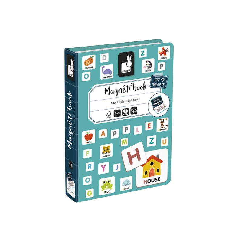 Jeu éducatif MAGNETI'BOOK ALPHABET ANGLAIS