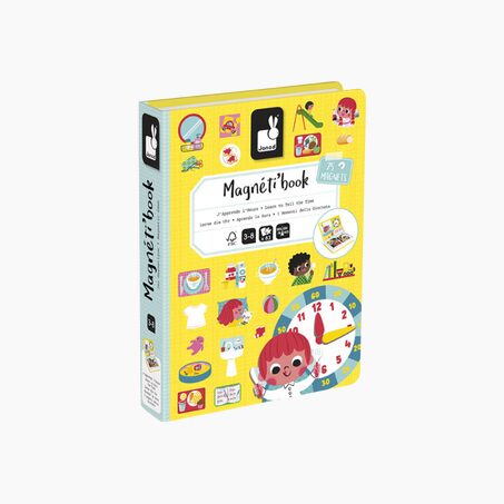 Janod Jeu éducatif MAGNETI'BOOK J'APPRENDS L'HEURE