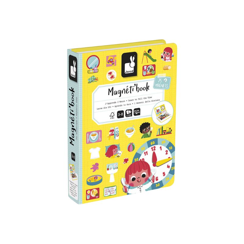 Jeu éducatif MAGNETI'BOOK J'APPRENDS L'HEURE