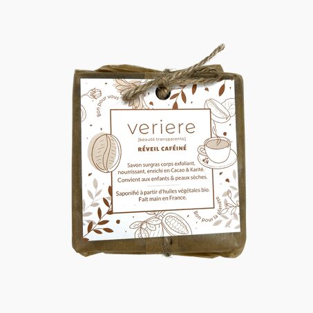 VERIERE Savon RÉVEIL CAFEINÉ Cacao, Karité