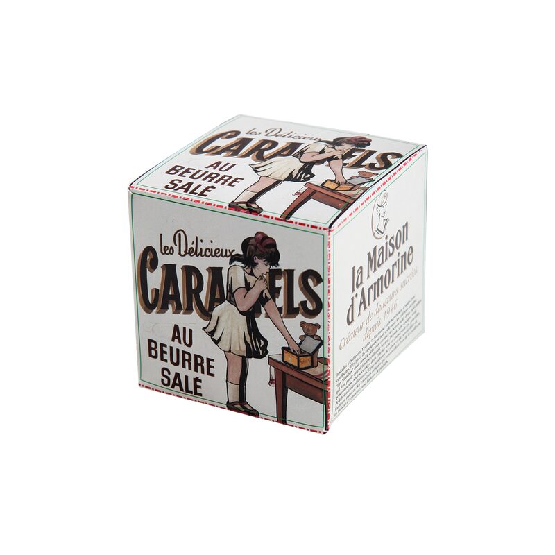 Confiserie BOITE CUBE CARAMELS TENDRES