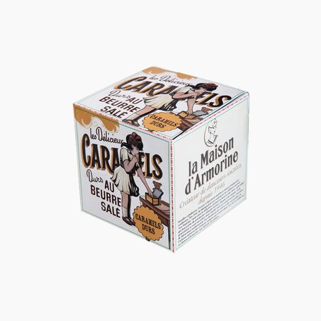 La Maison D'Armorine Confiserie BOITE CUBE CARAMELS DURS