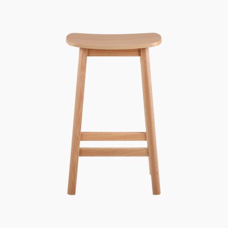 Tabouret de plan de travail ARAMIS coloris chêne clair