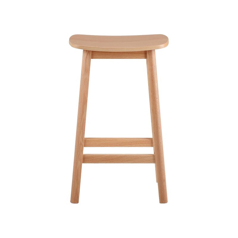 Tabouret de plan de travail ARAMIS coloris chêne clair