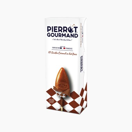 Pierrot Gourmand Confiserie ÉTUI SUCETTES CARAMEL