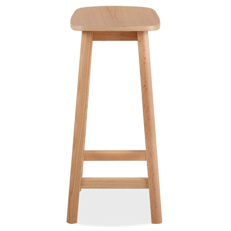 Tabouret de plan de travail ARAMIS coloris chêne clair