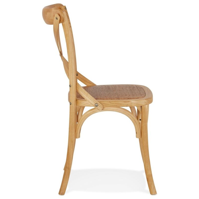 Chaise BISTROT coloris bois naturel