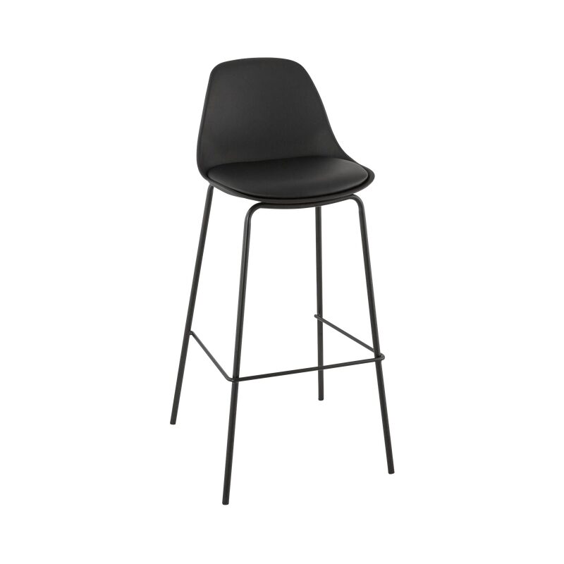 Tabouret de bar ALINA coloris noir