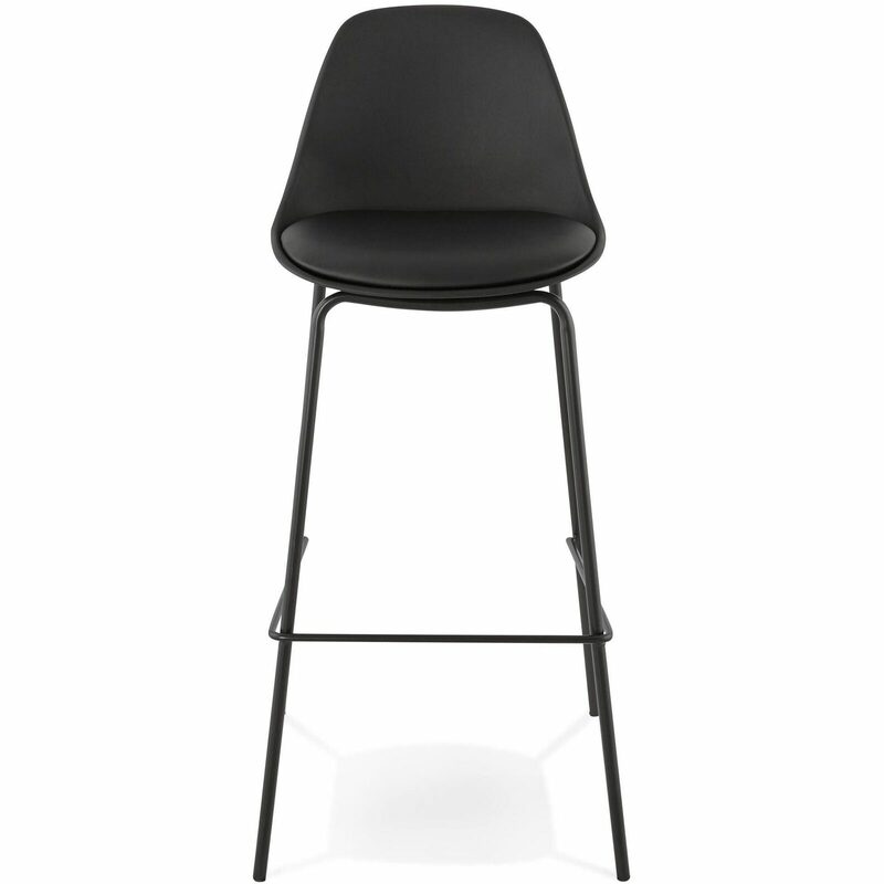 Tabouret de bar ALINA coloris noir