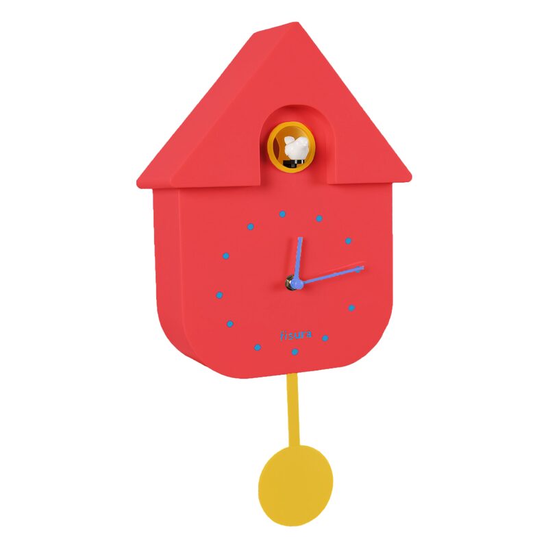 Horloge MAISON COUCOU coloris rouge