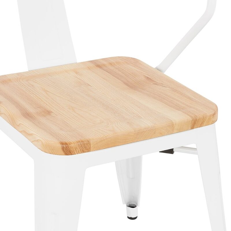 Chaise GALVA coloris blanc