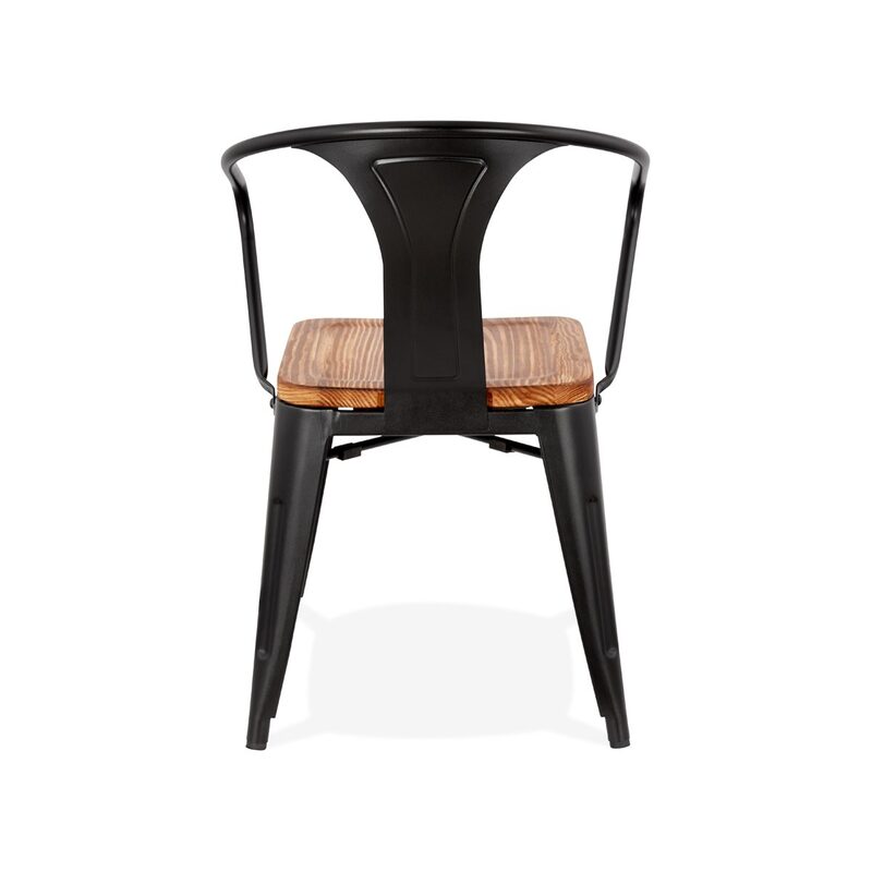 Chaise GALVA coloris noir