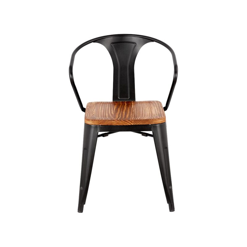 Chaise GALVA coloris noir