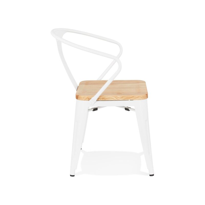 Chaise GALVA coloris blanc
