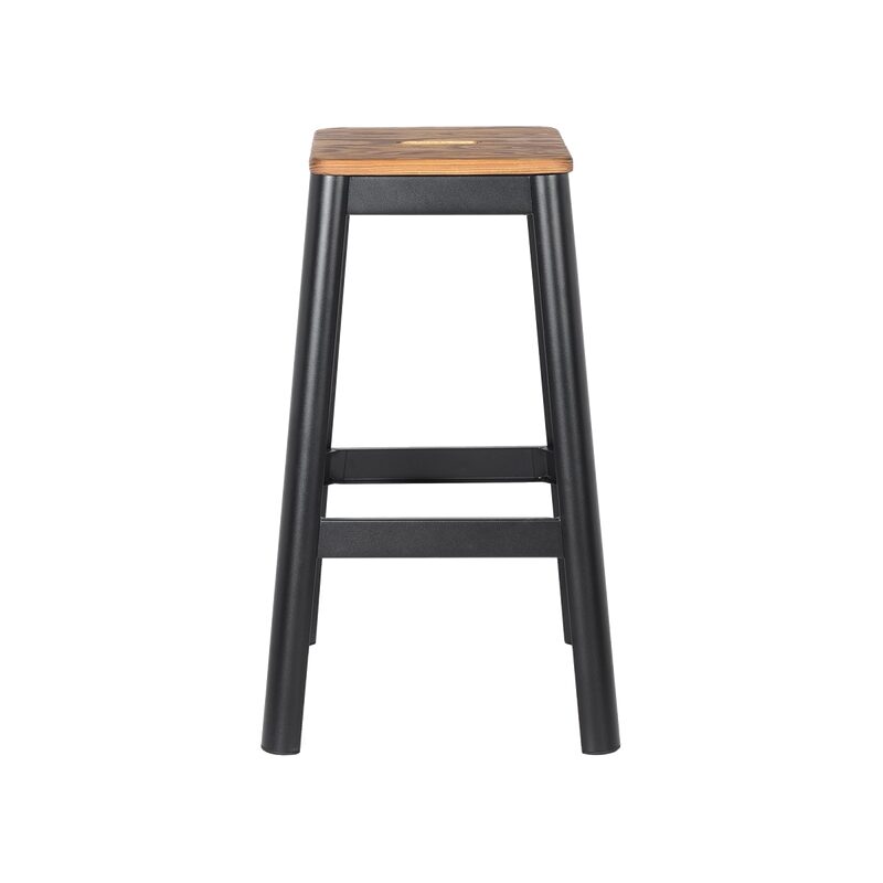 Tabouret de bar LYDIA coloris noir