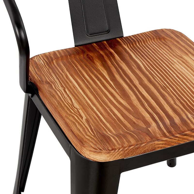 Chaise GALVA coloris noir