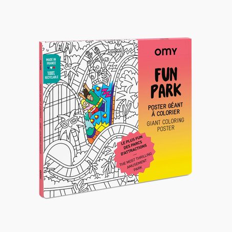 OMY Coloriage POSTER FUN PARK